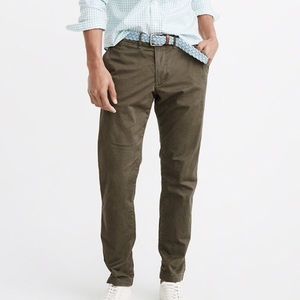 Abercrombie and Fitch slim straight chinos